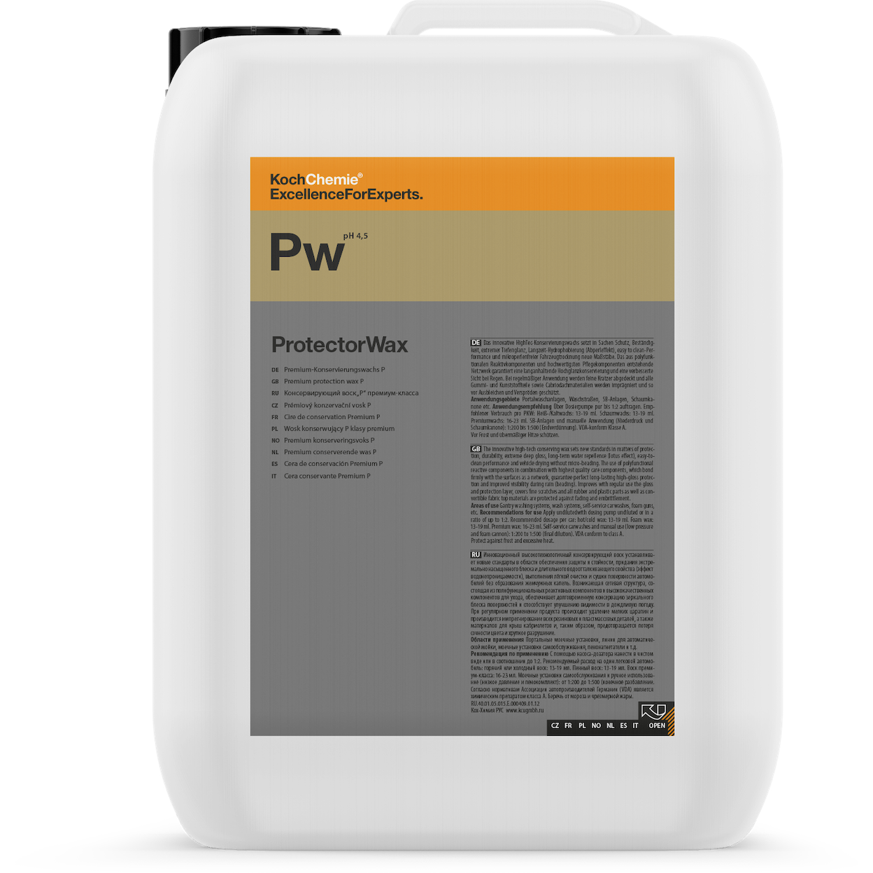 Засіб для сушки та консервації ЛФП ProtectorWax 20 л