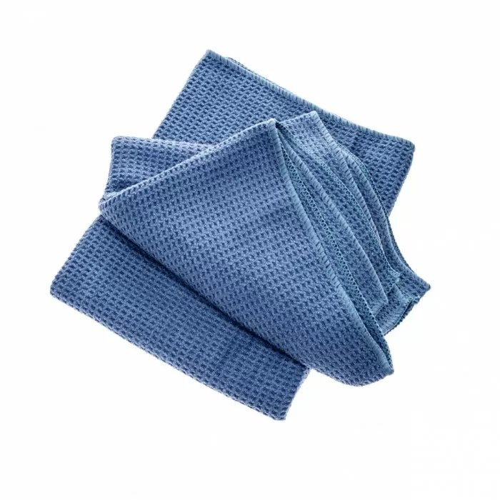 Микроволоконная салфетка Microfaser Waffeltuch blau 80x55cm Set a 2 Stuck